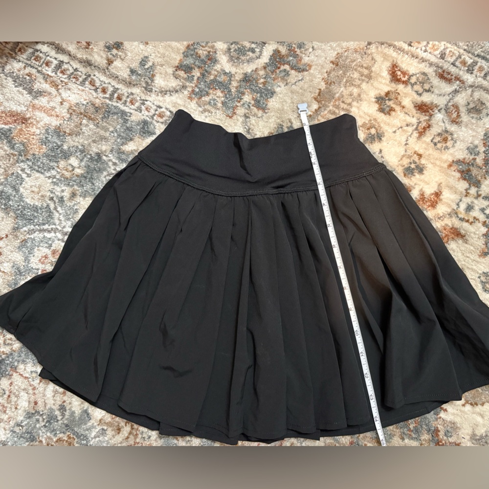 black tennis mini skirt/skort